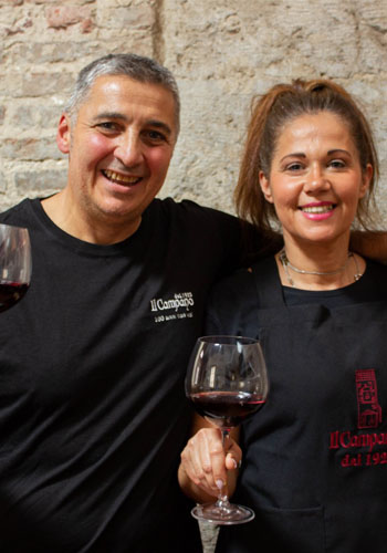 Trattoria il Campano - antico ristorante nel centro storico di Pisa - i titolari